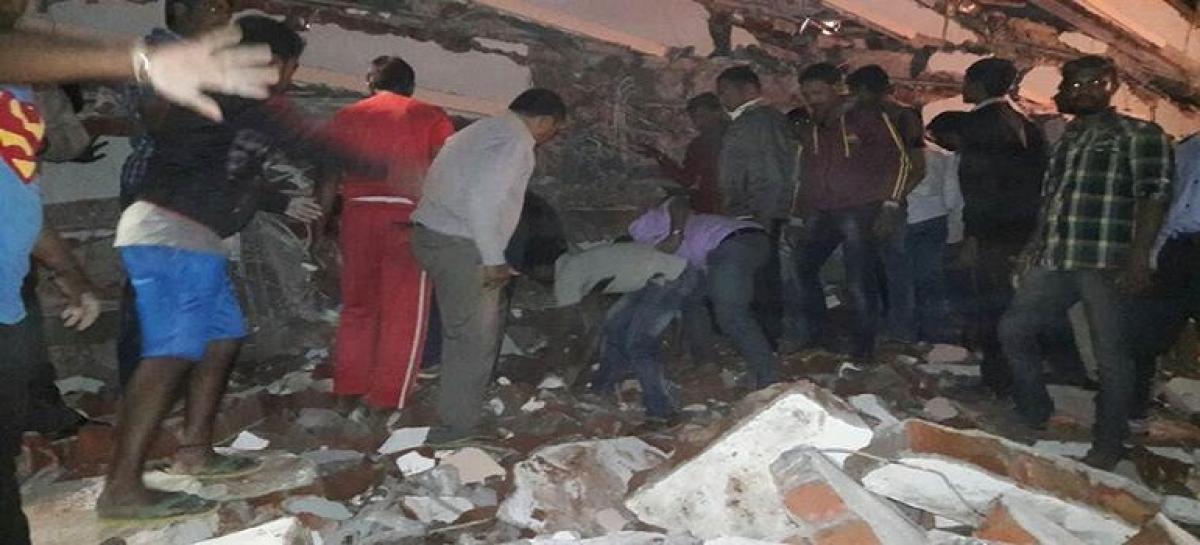 2 labourers dead as under construction building collapses in Hyderabad